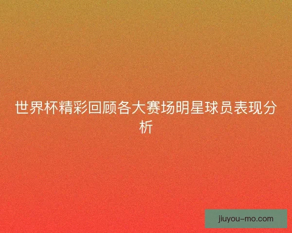 世界杯精彩回顾各大赛场明星球员表现分析